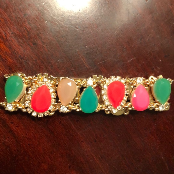 kate spade Jewelry - KATE SPADE VINTAGE MULTI-COLOR BRACELET.NEVER WORN